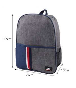 Borsa Zaino Termico Bicolor 29x13x37cm 21.5lt Viaggi Mare Campeggio Picnic 12820         