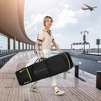 Borsa da viaggio per golf con ruote morbide, Custodia resistente all'usura e impermeabile in oxford con tasca extra-Golf