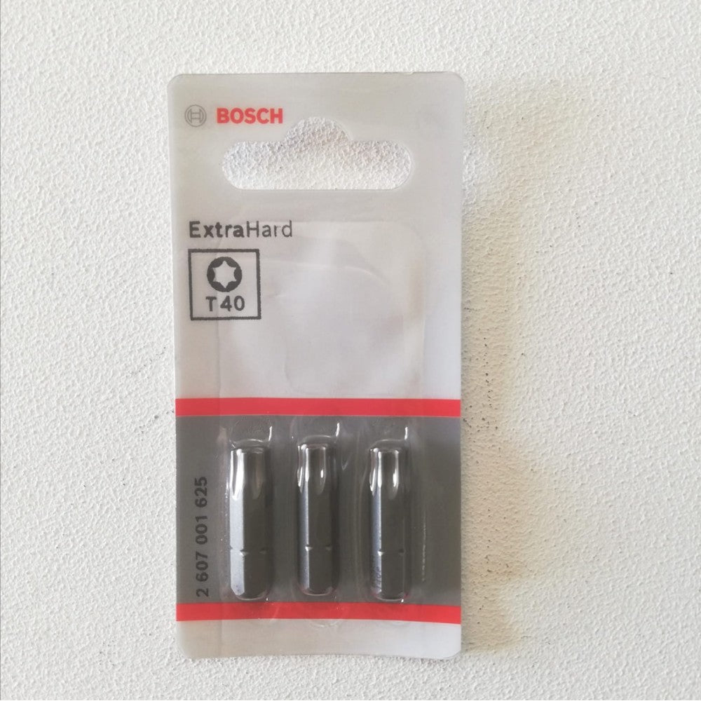 Bosch inserto torx t 40 set da 3pz