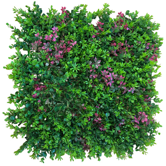 Pannelli Verde Verticale 50×50 cm Ultra-realistici e folti, per interno/esterno BOSSO BICOLORE - Eternal Parquet