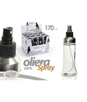 Bottiglia Spruzzatore Oliera Spray Olio 170 Ml Vetro Condimento Insalata 813115         