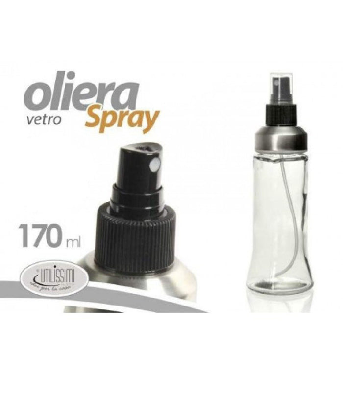 Bottiglia Spruzzatore Oliera Spray Olio 170 Ml Vetro Condimento Insalata 813115         
