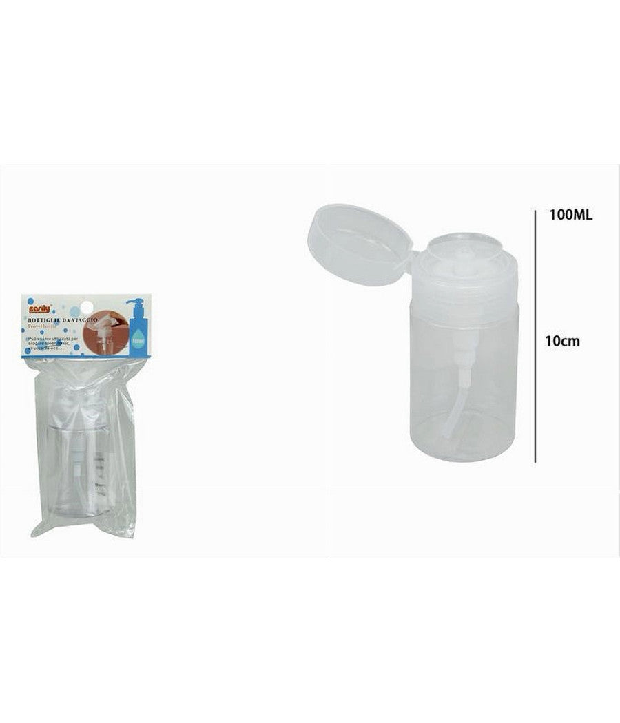 Bottiglia Vuota Per Tonico Da Viaggio Da 100 Ml Contenitore Riutilizzabile 79398         