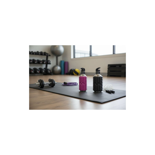 Bottiglia sportiva - Mobot - Funzione rullo massaggiante 2 in 1 - Rosa