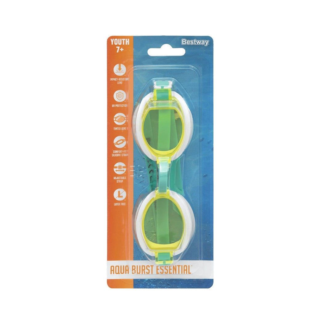 Trade Shop - Box 24 Pz Occhiali Da Nuoto Piscina Per Bambini Ragazzi 7+ Anni Da 3 Colori 30217 -