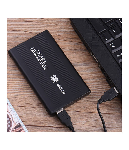 Box Case Supporto Esterno Per Hard Disk Hdd 2.5 Sata Usb 2.0 Lettore Portatile         