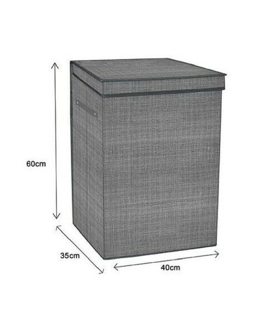 Box Cesto Cesta Salvaspazio Portatutto Giocattoli Biancheria 40x35x60 Cm 79414         