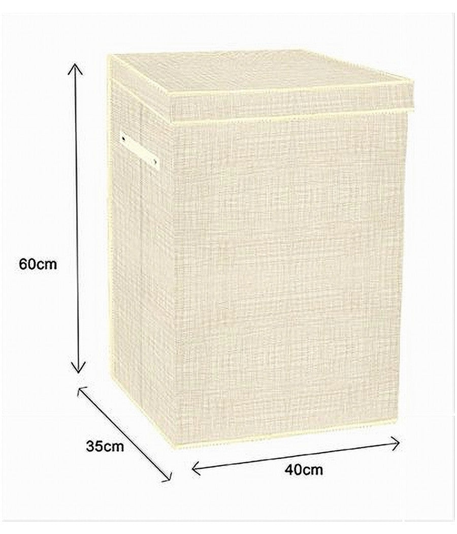 Box Cesto Cesta Salvaspazio Portatutto Giocattoli Biancheria 40x35x60 Cm 79414         