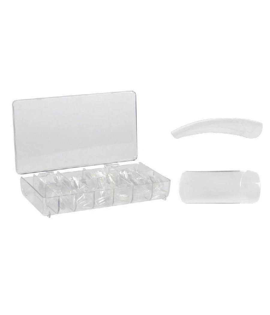 Box Da 500 Pz Tips Naturale O Trasparente  Nail Art French Ricostruzione Unghie         