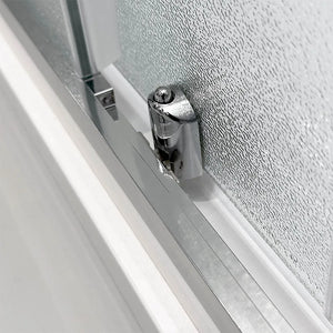 Box doccia 3 lati 70x90x70 cm doppio scorrevole vetro stampato  Tay