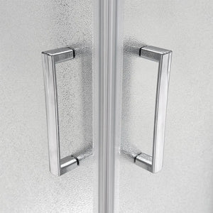 Box doccia 3 lati 70x90x70 cm doppio scorrevole vetro stampato  Tay