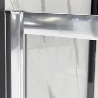 Box doccia 3 lati 80x150x80 con porta scorrevole trasparente  Tay