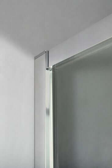 Box Doccia Serigrafato 6mm Doppia Porta Scorrevole H190cm - 75x75