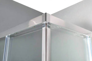 Box Doccia Serigrafato 6mm Doppia Porta Scorrevole H190cm - 75x90