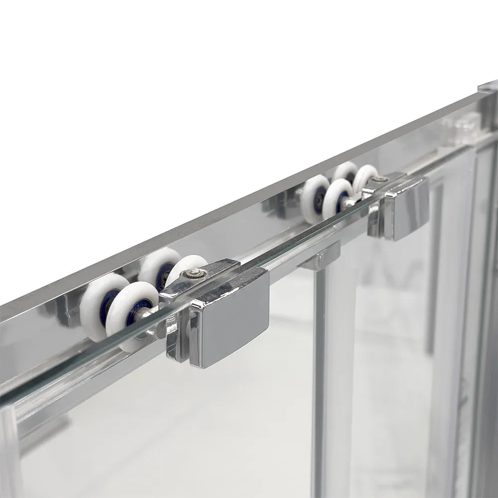 Box doccia 70x170 cm con porta scorrevole trasparente H 200 cm Ted