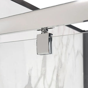 Box doccia 70x80x70 cm con porta a battente trasparente H 200 cm Ted