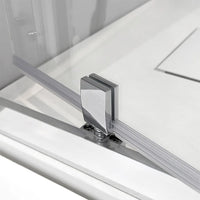 Box doccia 70x80x70 cm con porta a battente trasparente H 200 cm Ted