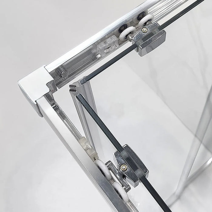 Box doccia 70x90x70 cm con doppio scorrevole serigrafato H 200 cm Ted