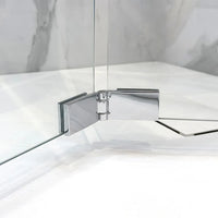 Box doccia 70x90x70 cm porta a soffietto trasparente H 200 cm Ted