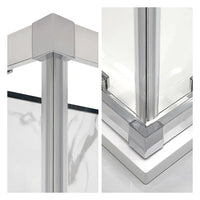 Box doccia 80x70x80 cm con doppio scorrevole serigrafato H 200 cm Ted