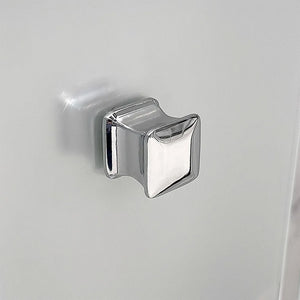 Box doccia 80x80 cm con porta a soffietto serigrafata H 200 cm Ted