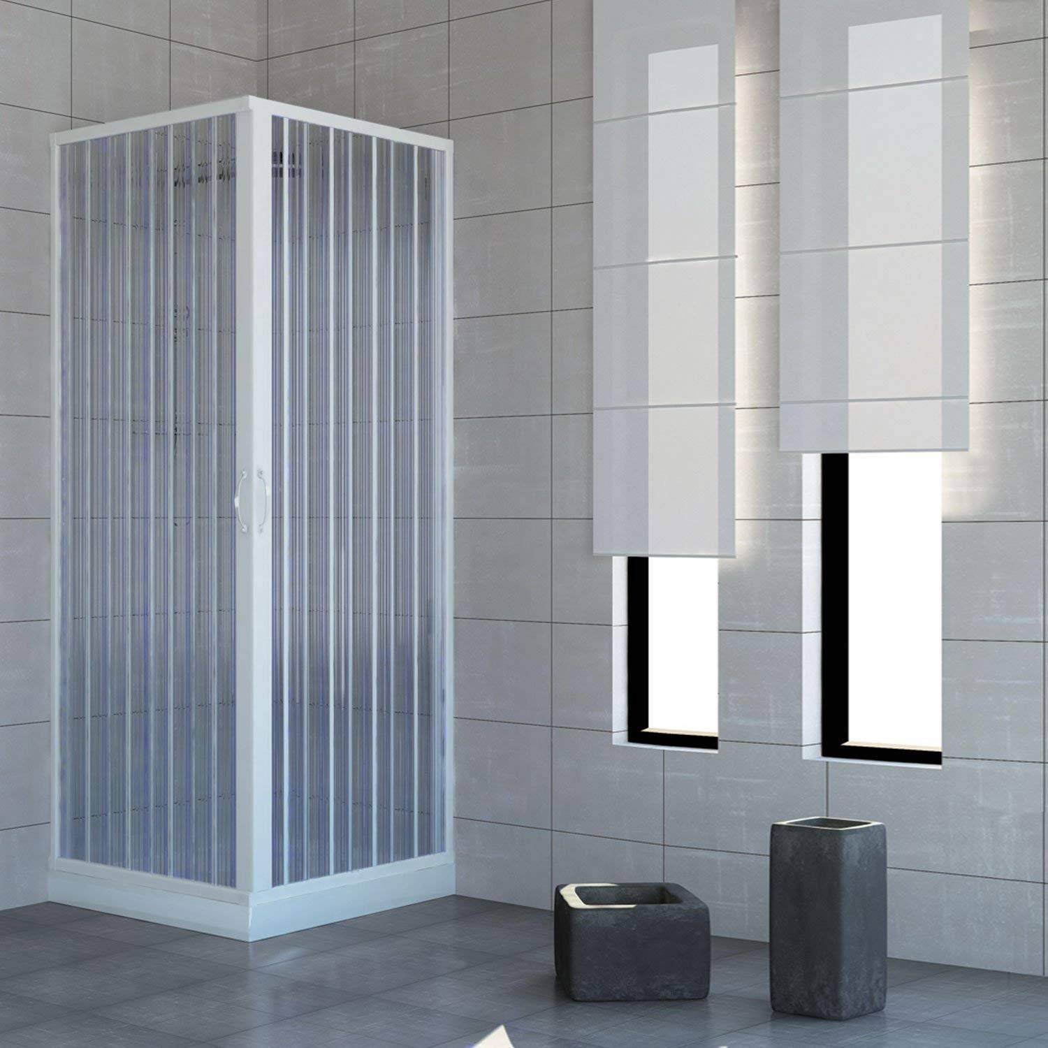 Box doccia Acquario 80x80 cm a 2 ante apertura centrale