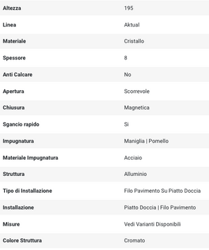 Box doccia angolare 2 lati scorrevoli serigrafato H195cm 8mm EASY Regos-90x140