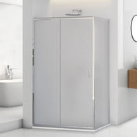 Box doccia angolare 70x110 cm scorrevole con vetro stampato  Tay