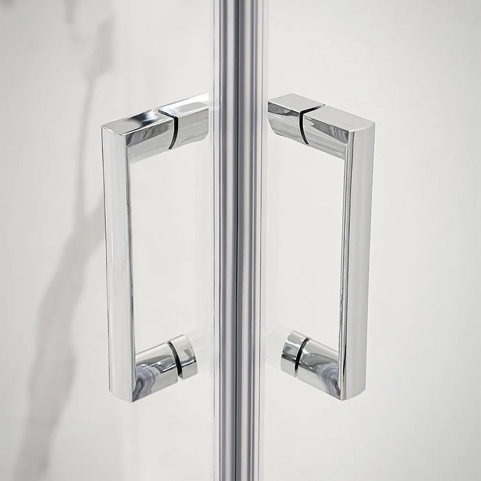 Box doccia angolare 80x120 cm Icon doppio scorrevole con vetro trasparente