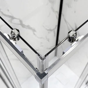 Box doccia angolare 80x150 cm scorrevole in cristallo temperato  Tay