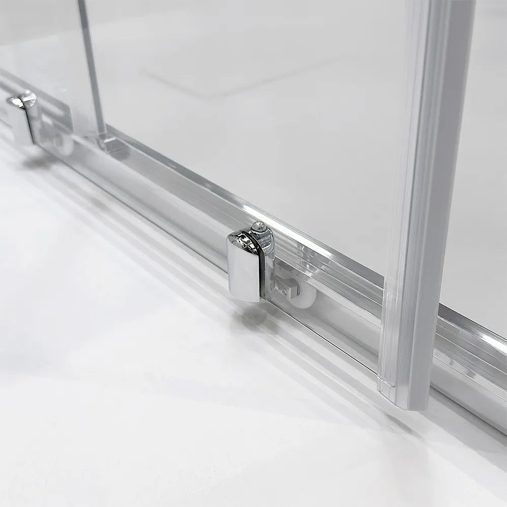 Box doccia angolare 80x80 cm doppio scorrevole vetro trasparente  Tay