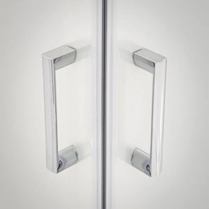 Box doccia angolare 80x80 cm Icon doppio scorrevole con vetro serigrafato