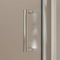 Box doccia 70x90 cm angolare apertura a battente vetro 6mm opaco | Apulia