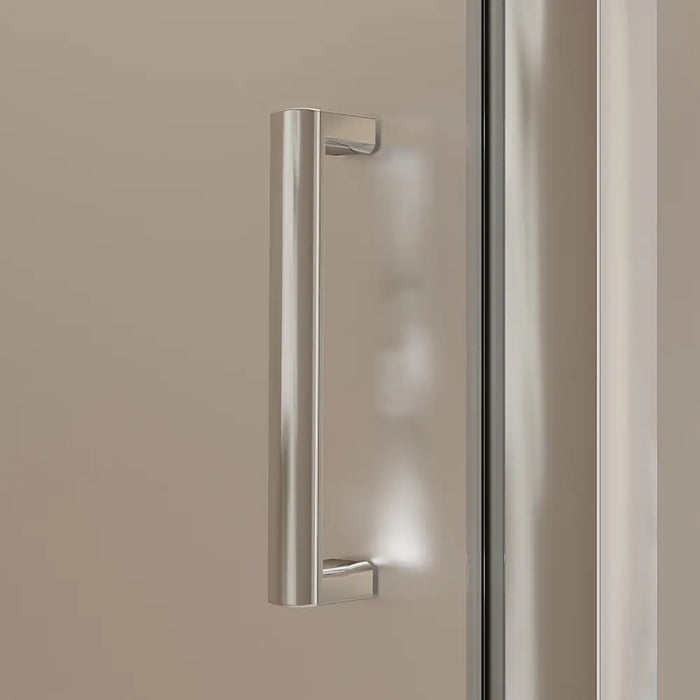 Box doccia 70x90 cm angolare apertura a battente vetro 6mm opaco | Apulia