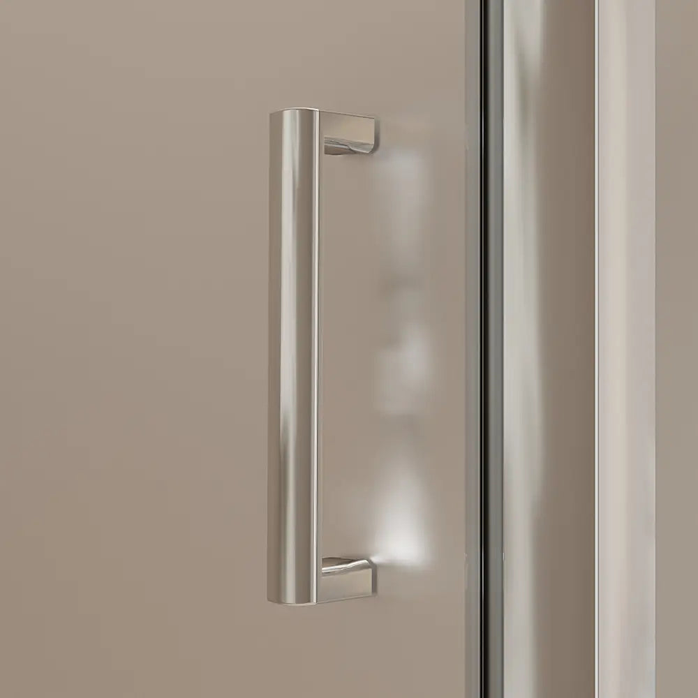 Box doccia 80x90 cm angolare apertura a battente vetro 6mm opaco | Apulia