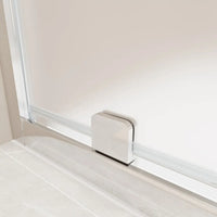 Box doccia 70x90 cm angolare apertura a battente vetro 6mm opaco | Apulia