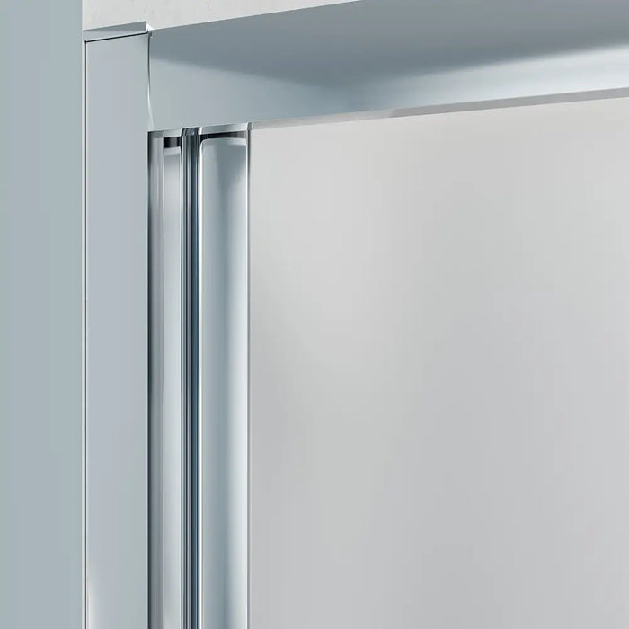 Box doccia 75x90 cm angolare apertura a libro vetro 6mm opaco | Capri