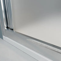 Box doccia 70x70 cm angolare apertura a libro vetro 6mm opaco | Capri