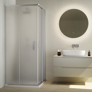 Box doccia  70x100 cm scorrevole vetro 6mm opaco con trattamento anticalcare h195cm scorrevole | Aruba