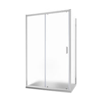 Box doccia 140x80cm scorrevole vetro temperato 6 mm stampato h185 | Tonga