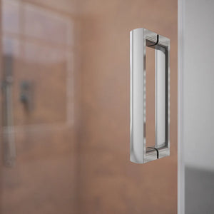 Box doccia 100x80cm scorrevole vetro temperato 6 mm trasparente h185 | Tonga