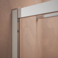 Box doccia 120x90 cm scorrevole vetro 6mm trasparente profili cromati h185 | Tonga