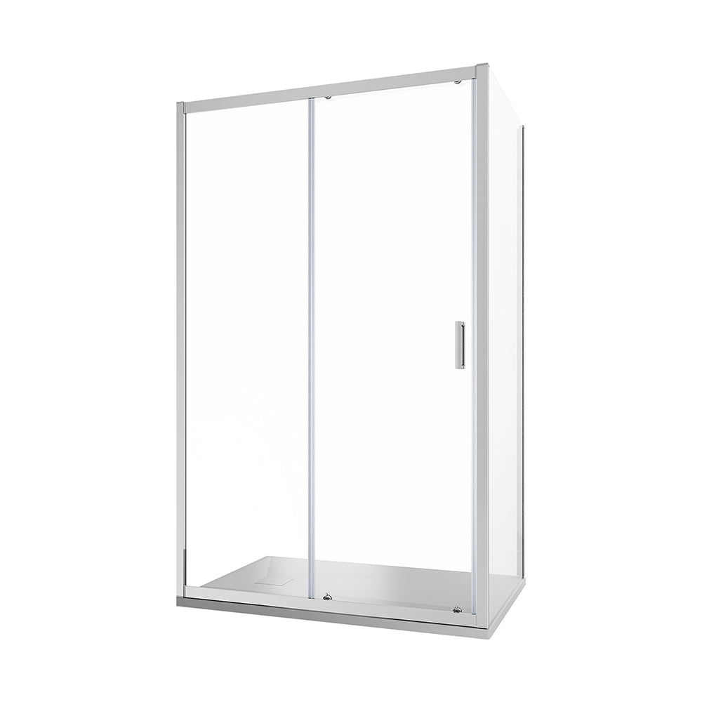 Box doccia 140x70cm scorrevole vetro temperato 6 mm trasparente h185 | Tonga