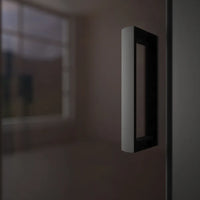 Box doccia 100x80 cm scorrevole vetro 6mm fumè profili nero opaco h185 | Tonga