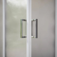 Box doccia 80x80 cm angolare scorrevole vetro stampato 6 mm h185 | Tonga