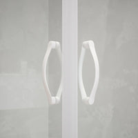 Box doccia angolare 70x90 cm trasparente 4 mm profili bianchi | Grenada