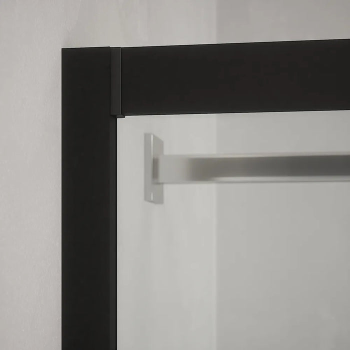 Box doccia angolare 70x90 cm trasparente 4 mm profili neri | Willis