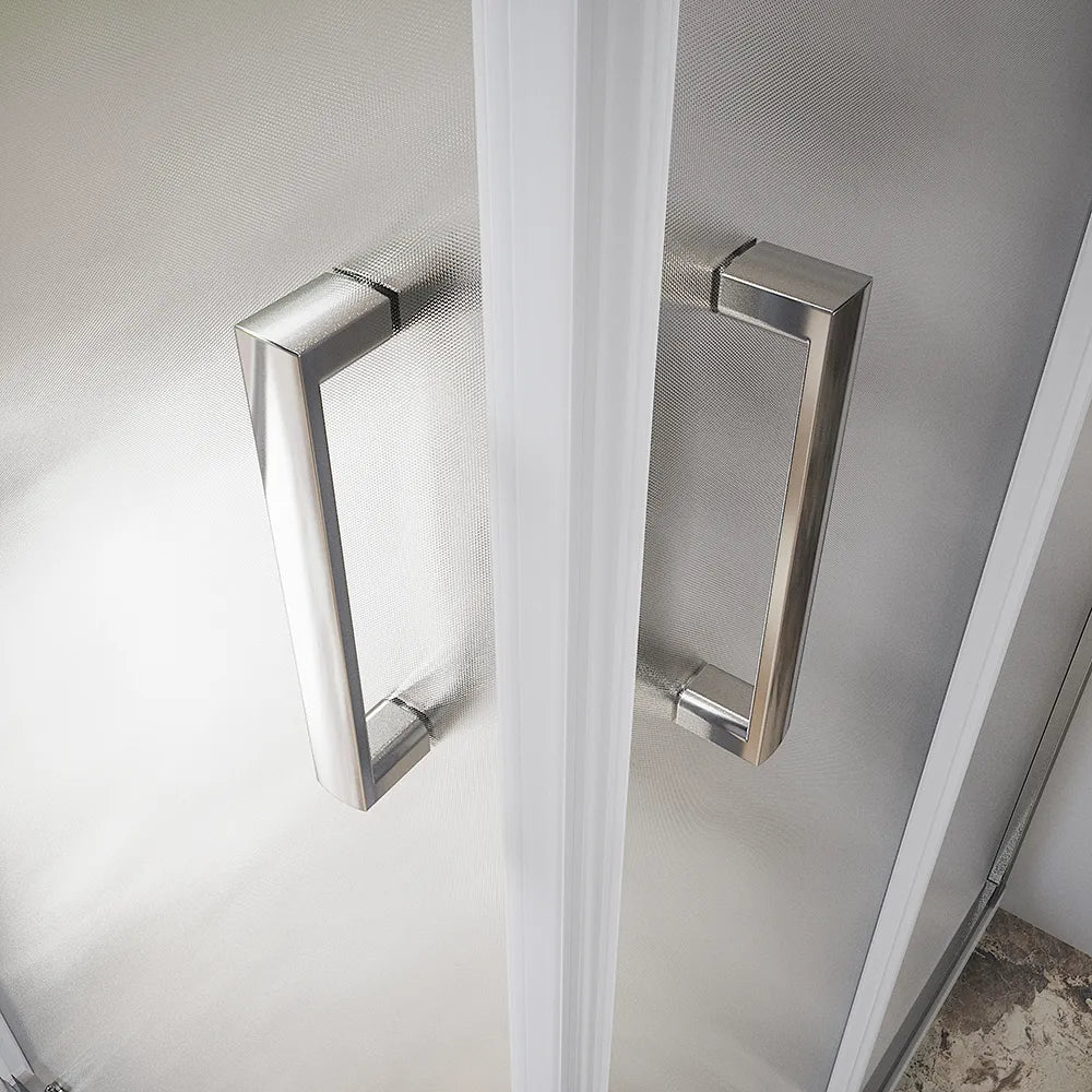 Box doccia 70x90 cm angolare scorrevole vetro stampato 6 mm h185 | Tonga