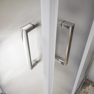 Box doccia 70x90 cm angolare scorrevole vetro stampato 6 mm h185 | Tonga