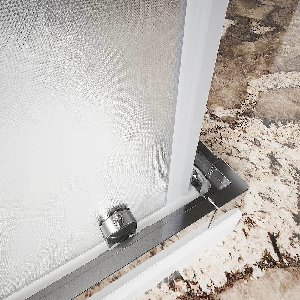 Box doccia 70x90 cm angolare scorrevole vetro stampato 6 mm h185 | Tonga